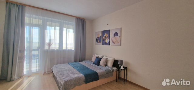 

1-к. квартира, 42 м², 3 кровати