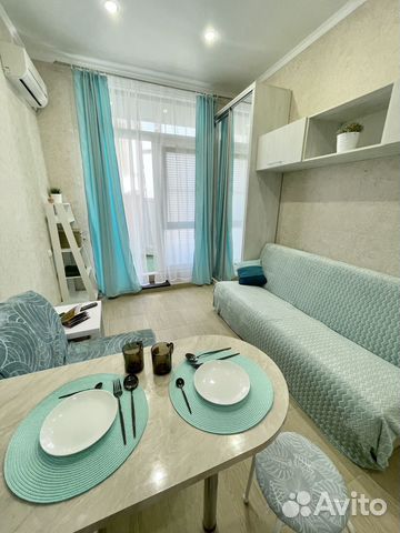 

Квартира-студия, 21,2 м², 3 кровати