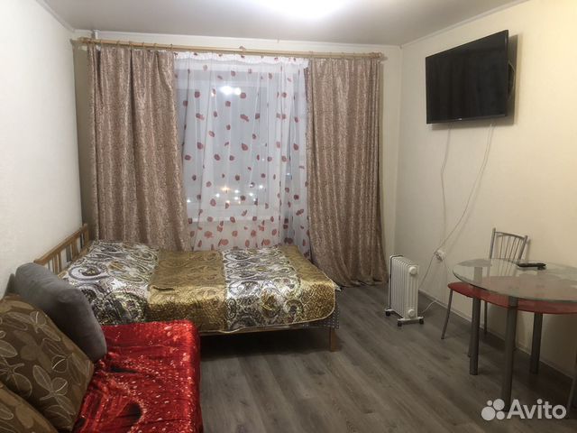 

Квартира-студия, 27 м², 1 кровать