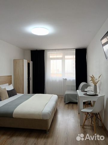 

Квартира-студия, 28 м², 2 кровати