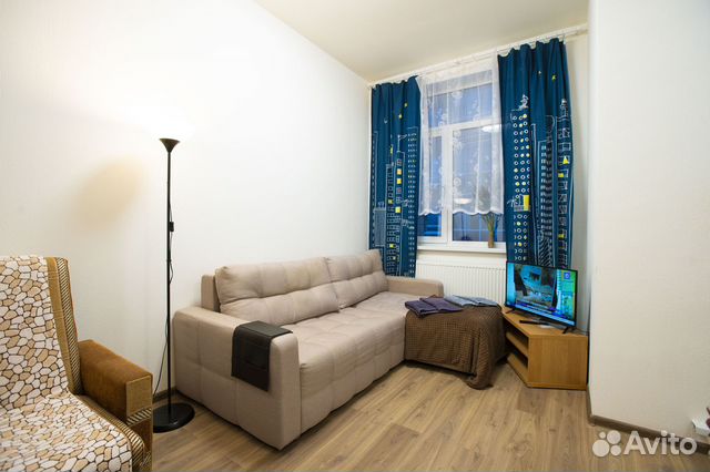 

Квартира-студия, 23 м², 2 кровати