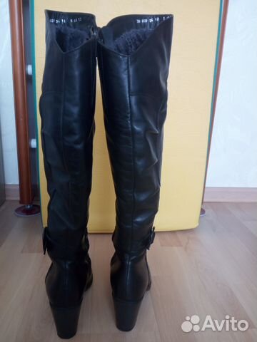 Сапоги кожа зима р.38 + ботинки и рюкзак в подарок