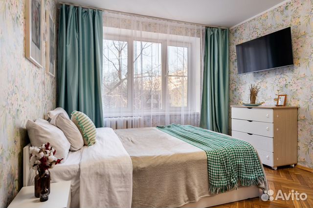 

1-к. квартира, 40 м², 2 кровати