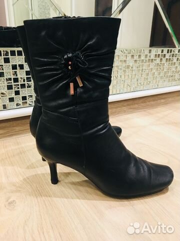 Сапоги женские. Чёрные. 39р Сапоги женские. Чёрные. 39р