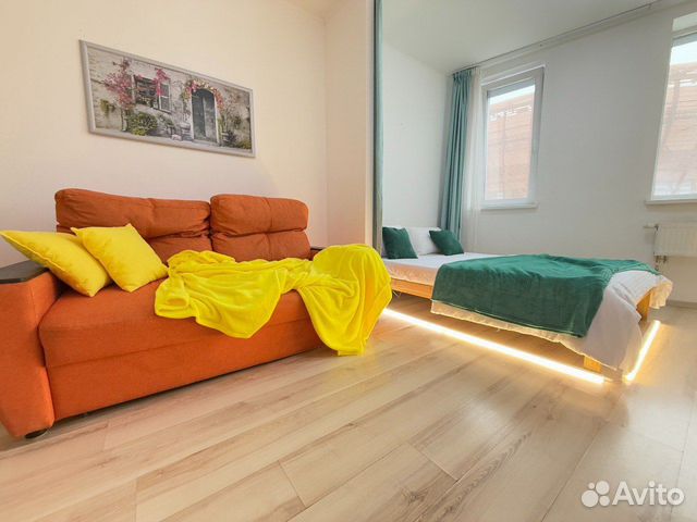 

Квартира-студия, 26 м², 2 кровати
