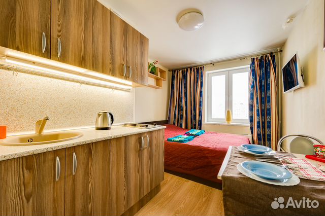 

Квартира-студия, 23 м², 1 кровать