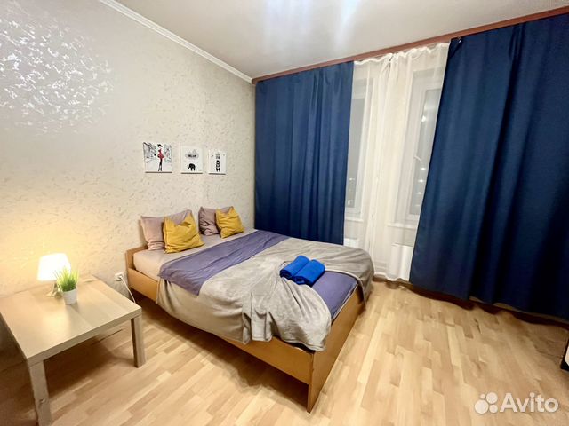 

1-к. квартира, 40 м², 3 кровати