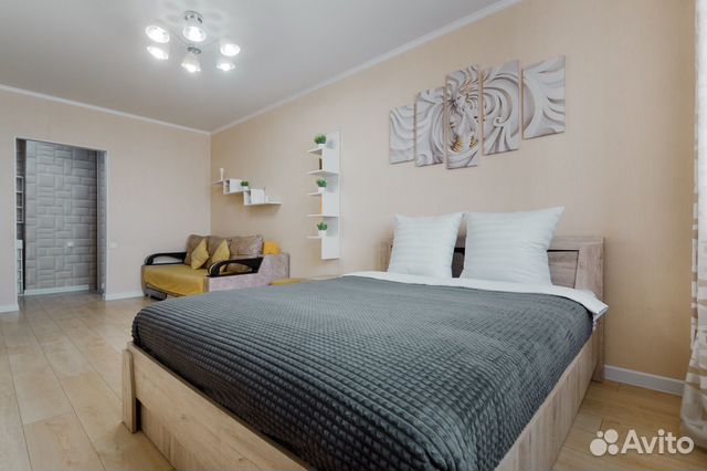 

1-к. квартира, 45 м², 2 кровати