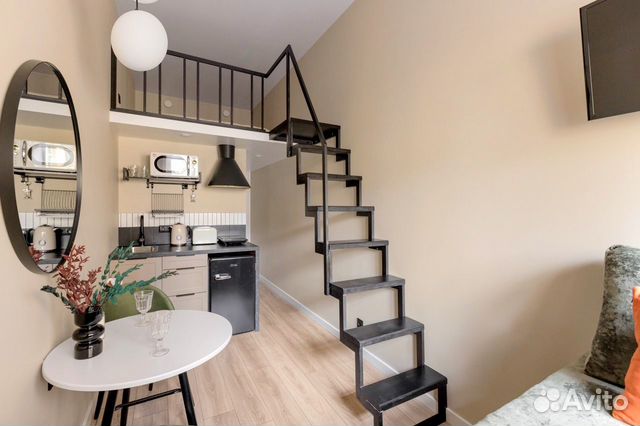 

Квартира-студия в апарт-отеле, 14 м², 1 кровать