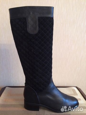 Сапоги осень -зима кожа 38 размер