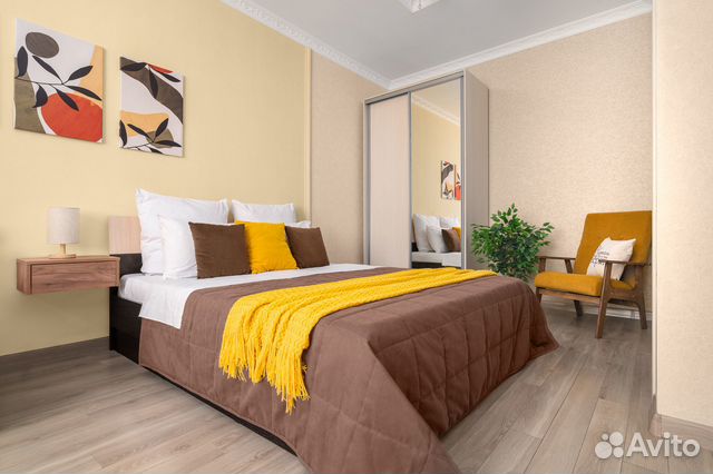 

1-к. квартира, 40 м², 2 кровати