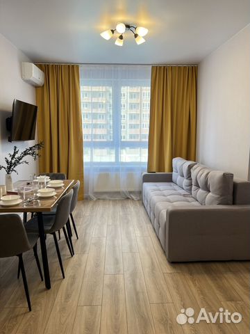

1-к. квартира, 40 м², 2 кровати
