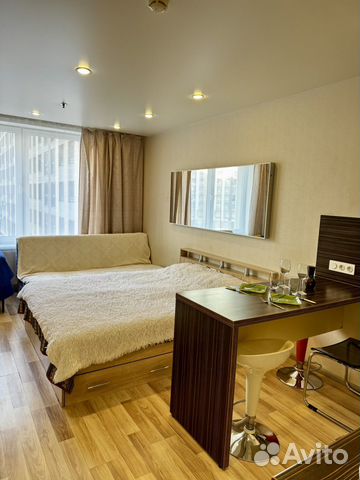 

Квартира-студия, 27,5 м², 2 кровати