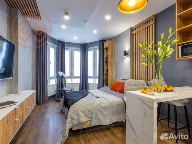 

Квартира-студия, 30 м², 1 кровать