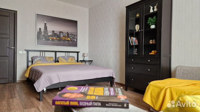 

1-к. квартира, 45 м², 2 кровати
