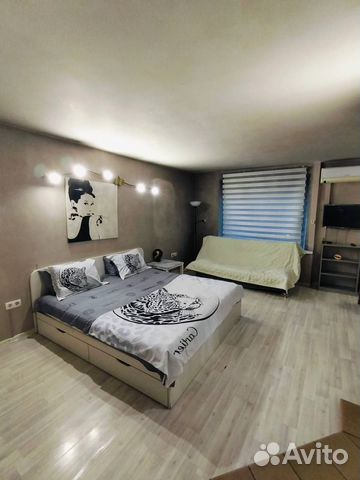 

Квартира-студия, 45 м², 2 кровати