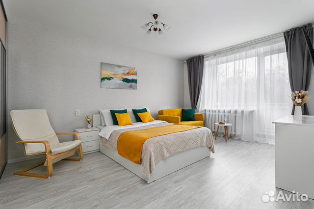 

1-к. квартира, 33 м², 2 кровати