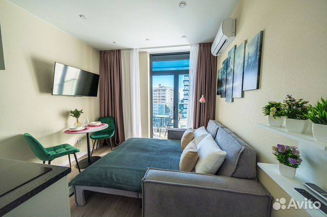 

Квартира-студия, 18 м², 1 кровать