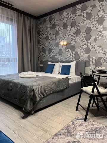 

Квартира-студия, 33 м², 2 кровати