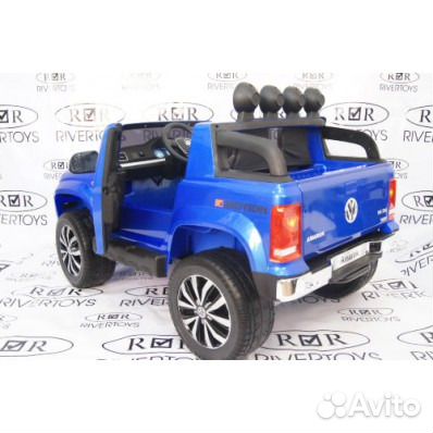 Электромобиль Volkswagen Amarok M999MM, синий Электромобиль Volkswagen Amarok M999MM, синий