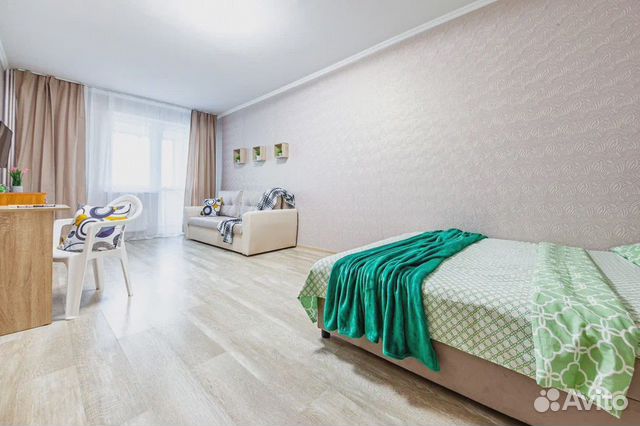 

1-к. квартира, 40 м², 2 кровати