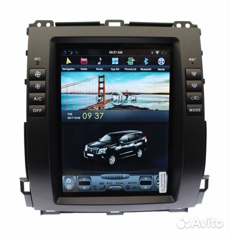 Магнитола Tesla Toyota Prado, Lexus GX