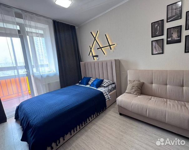 

Квартира-студия, 34,6 м², 2 кровати