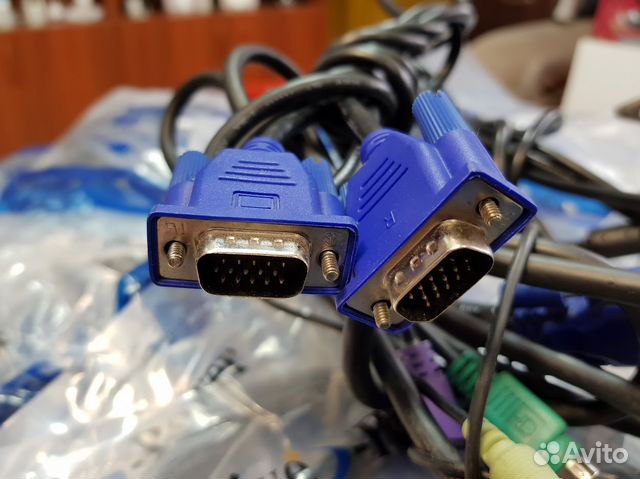 Шнур VGA-VGA,DVI-DVI 1.5м