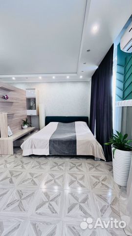 

Квартира-студия, 44 м², 2 кровати