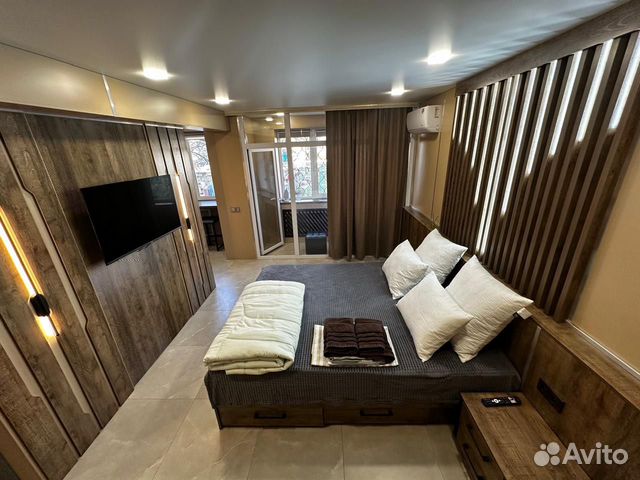

Квартира-студия, 32 м², 2 кровати