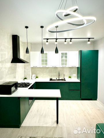 

1-к. квартира, 45 м², 2 кровати