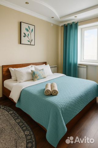 

1-к. квартира, 45 м², 3 кровати