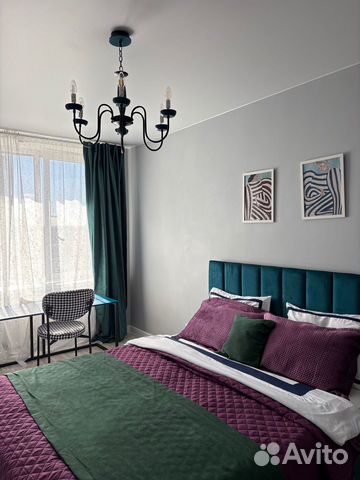

1-к. квартира, 38 м², 3 кровати