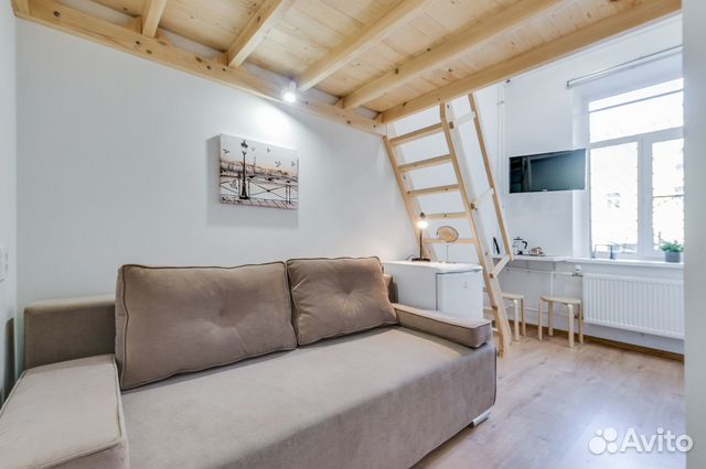 

Квартира-студия, 12 м², 2 кровати