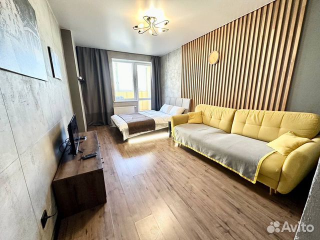 

1-к. квартира, 42,7 м², 2 кровати