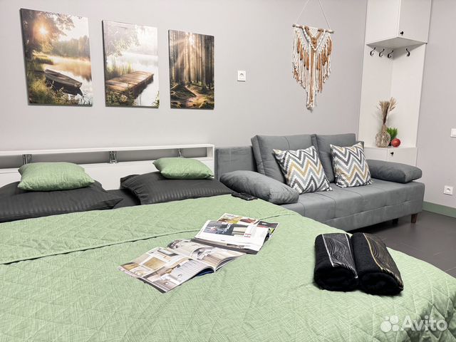 

Квартира-студия, 23 м², 2 кровати