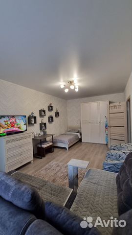 

1-к. квартира, 42 м², 2 кровати