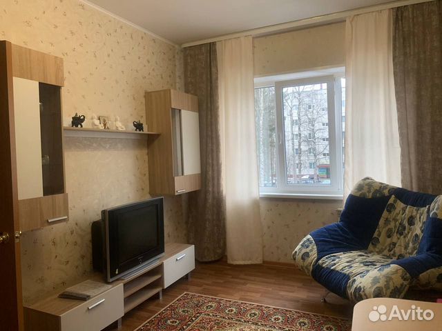

1-к. квартира, 37 м², 2 кровати