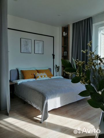 

Квартира-студия, 37,5 м², 2 кровати