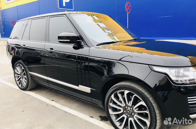 Жабры Autobiography черные Range Rover Vogue