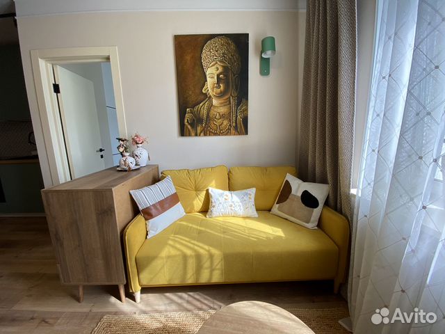 

1-к. квартира, 46 м², 2 кровати