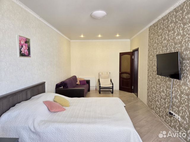 

1-к. квартира, 55 м², 3 кровати