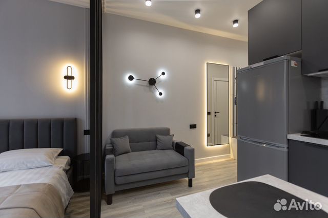 

Квартира-студия, 25 м², 2 кровати