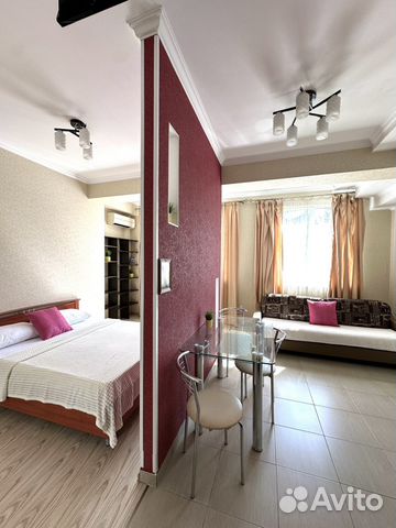 

Квартира-студия, 38 м², 2 кровати