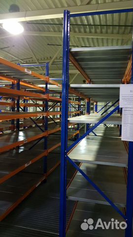 Стеллажи полочные для склада 2500 мм бу 2500*700