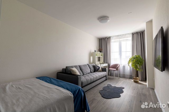 

1-к. квартира, 36 м², 2 кровати