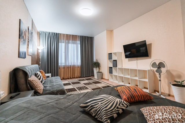 

1-к. квартира, 39 м², 2 кровати