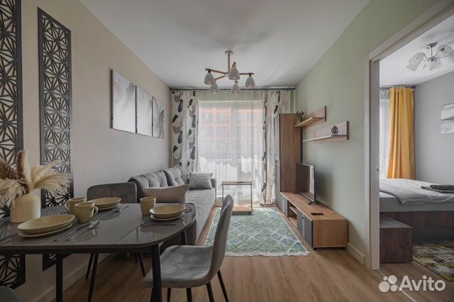 

1-к. квартира, 32 м², 2 кровати