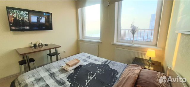 

Квартира-студия, 28 м², 2 кровати