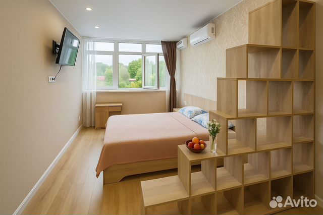 

1-к. квартира, 55 м², 2 кровати